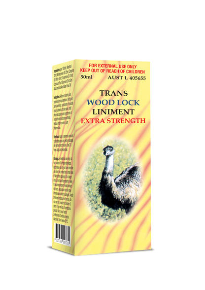 TRANS WOOD LOCK LINIMENT EXTRA STRENGTH 50ml