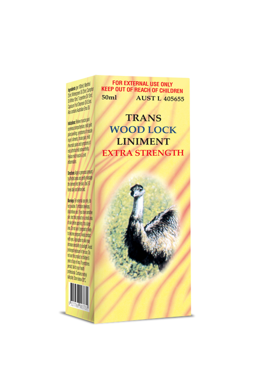 TRANS WOOD LOCK LINIMENT EXTRA STRENGTH 50ml
