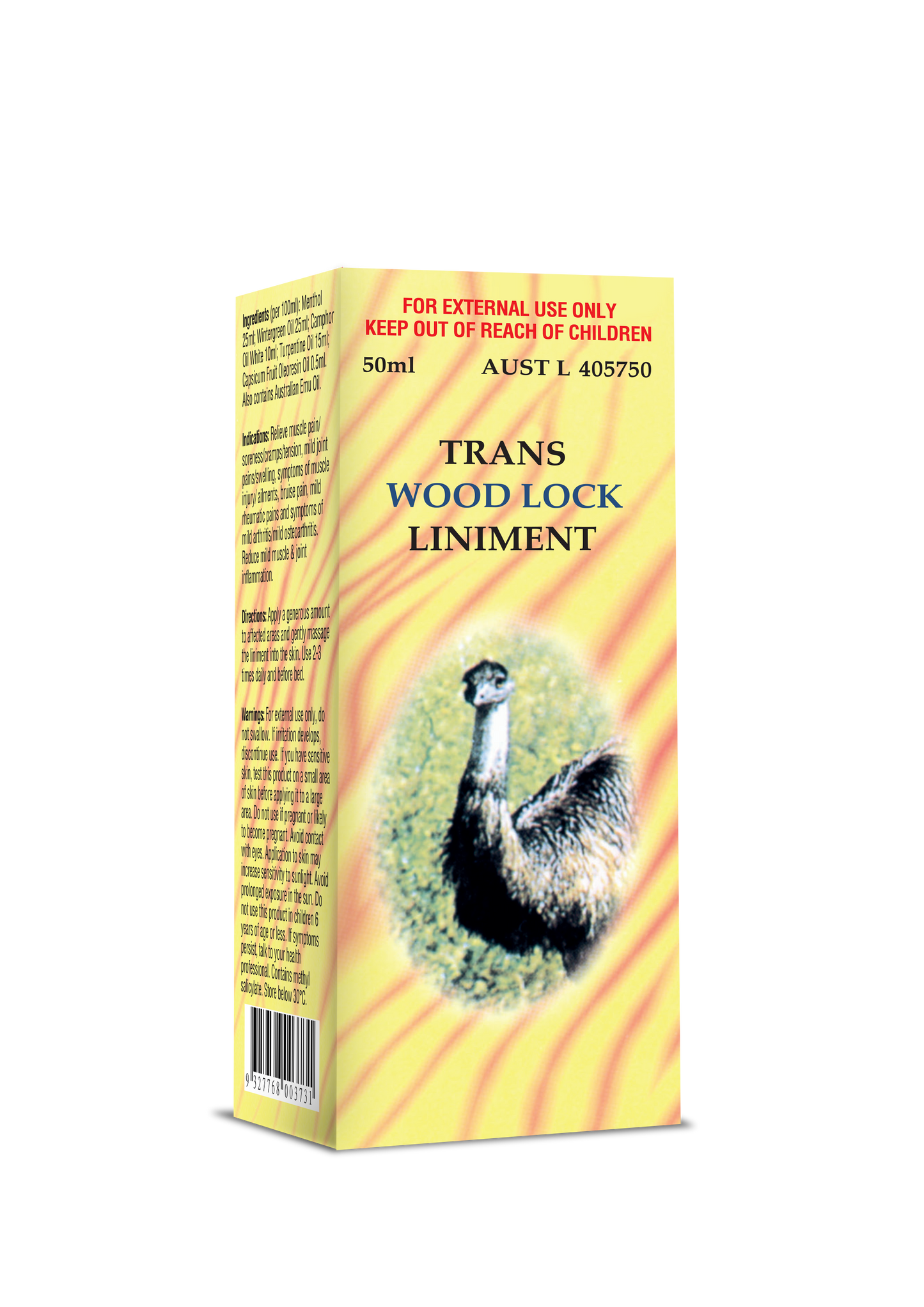 TRANS WOOD LOCK LINIMENT 50ml
